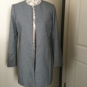 Katherine Barclay Long Open Blazer